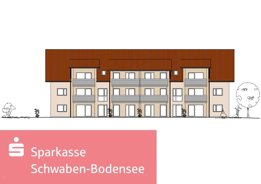 Ansicht - Wohnung kaufen in Egg - Wohnanlage in Egg a. d. Günz