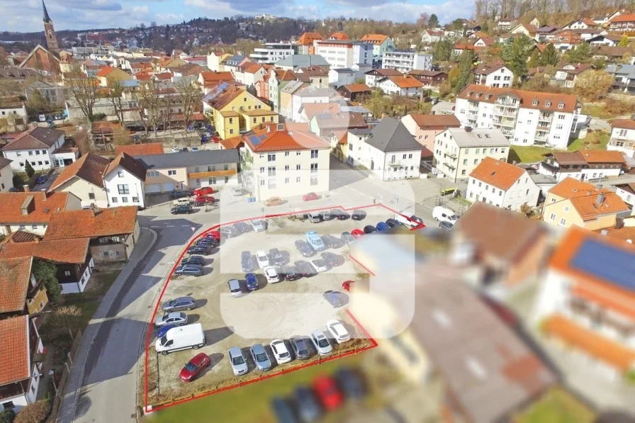Außenansicht - Grundstück kaufen in Pfarrkirchen - >> TOP Grundstück für Bauträger und Investoren in bester Stadtlage 
