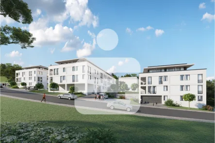 Außenansicht - Wohnung kaufen in Pfarrkirchen - PAN Living - Moderne Architektur für zeitloses Wohnen