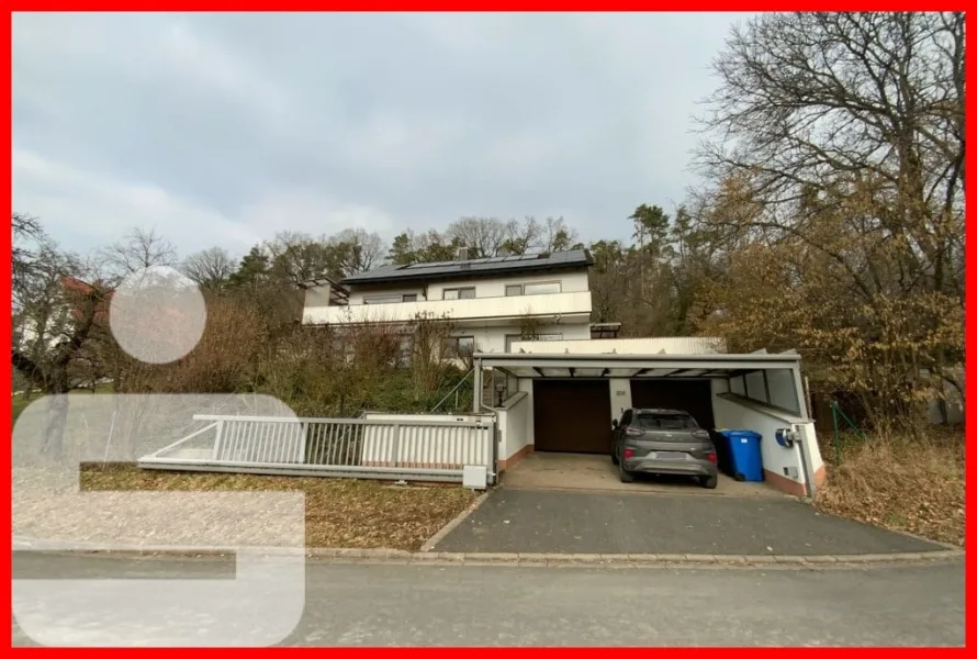 10063 Deckblatt - Ansicht ohne kfz - Haus kaufen in Markt Erlbach - Markt Erlbach OT – geräumiges EFH mit Einliegerbereich in naturnahem Umfeld