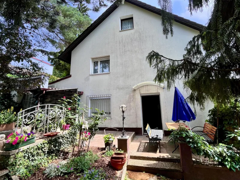 Ansicht vom Garten - Haus kaufen in Regensburg - Ein-/Zweifamilienhaus in Regensburg