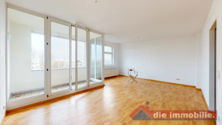 Wohnzimmer_2 - Wohnung mieten in Magdeburg / Stadtfeld Ost - ***Loggia - Stadtfeld Ost - EBK - Dachgeschoss***