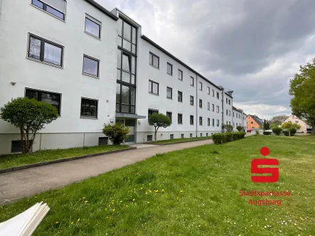 Außenansicht - Wohnung kaufen in Augsburg - 3-Zimmer-Wohnung in ruhiger Lage