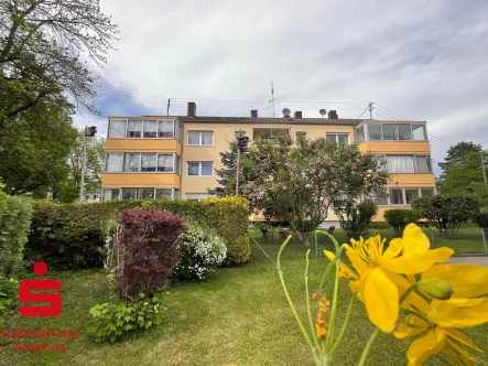 Außenansicht - Wohnung kaufen in Augsburg - 3 Zimmer-Wohnung in ruhiger Lage