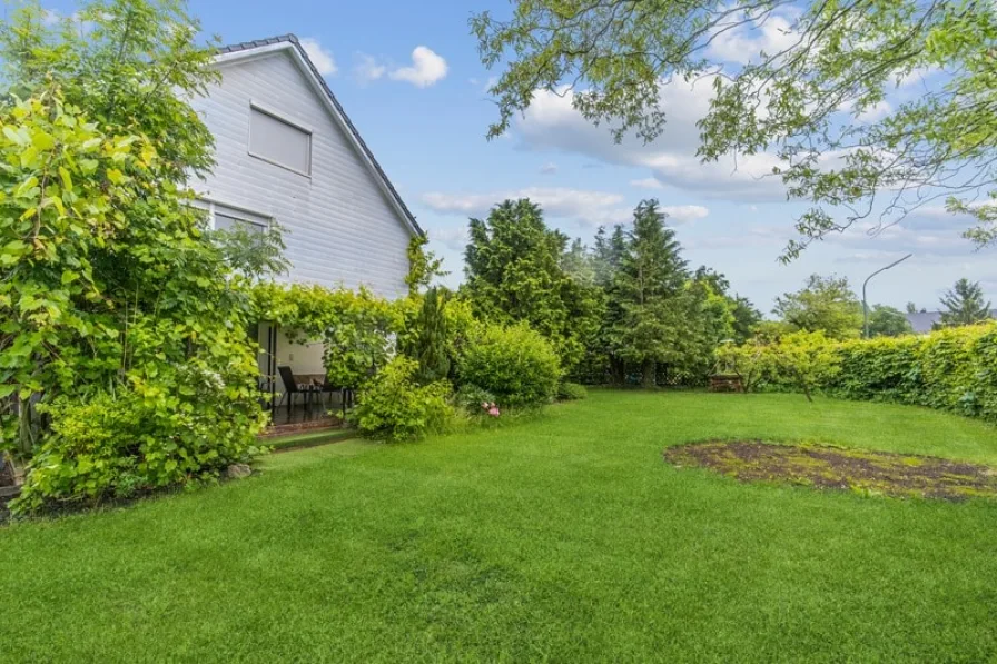 Blick zur Terrasse EG