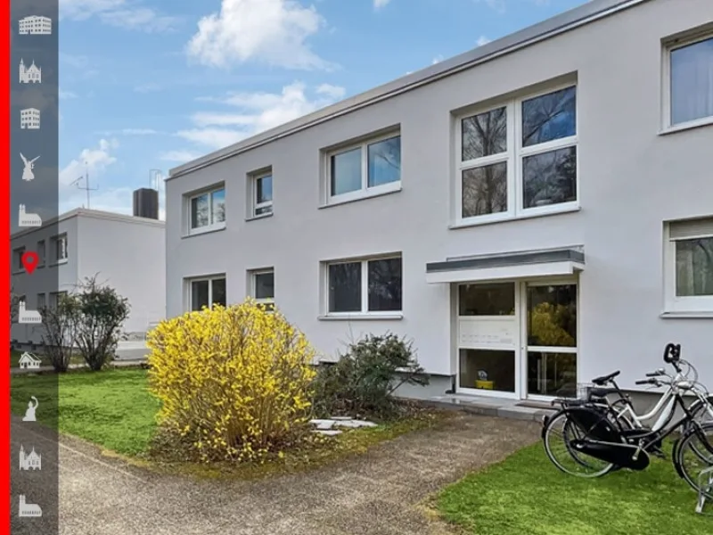 Hausansicht - Wohnung kaufen in München - FREI ZUM EIGENBEZUG: 3-Zimmer-Wohnung auf großem Gartengrundstück mit Hobbyraum