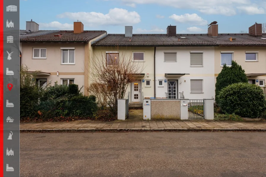 Titelbild - Haus kaufen in München - 39 Jahre Restlaufzeit! Bezugsfreies Reihenmittelhaus im Erbbaurecht und in familienfreundlicher Lage