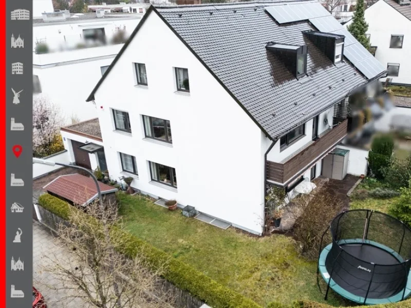 Hausansicht - Haus kaufen in München - Großzügige Doppelhaushälfte mit vielen Möglichkeiten in guter Nachbarschaft 
