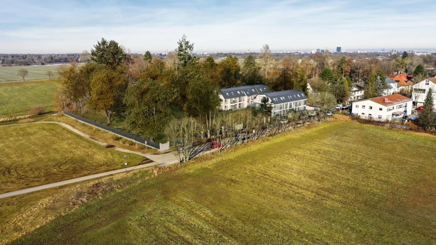 Illustration - Wohnung kaufen in München - Exklusives Wohnen am Landschaftschutzgebiet Hachinger Bach