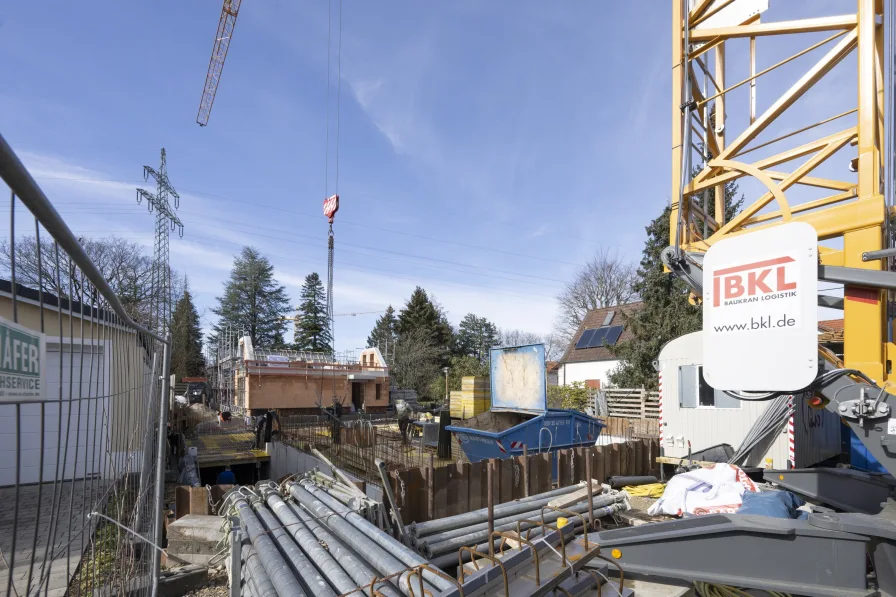 Aktueller Stand Baustelle März