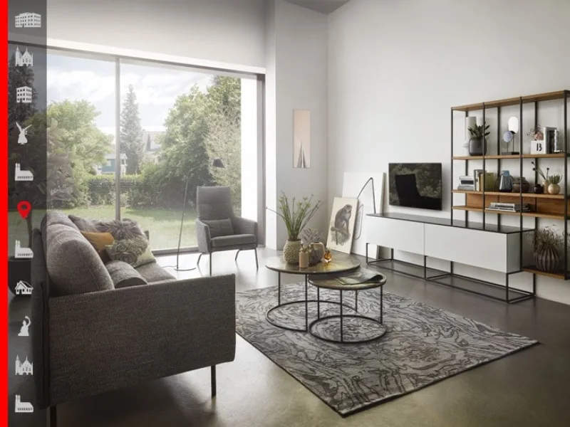 Visualisierung - Wohnung kaufen in München - WE 02: Gemütliche 2-Zimmer Gartenwohnung mit West-Ausrichtung und Hobbyraum