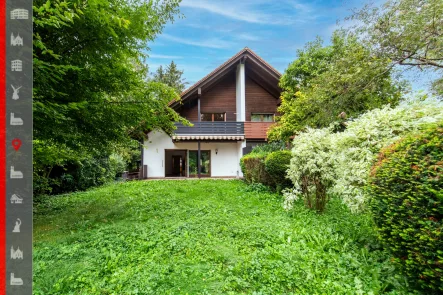 Titel - Haus kaufen in Gröbenzell - Freie Doppelhaushälfte mit zwei Einzelgaragen und sehr großem Garten in ruhiger Wohnlage!