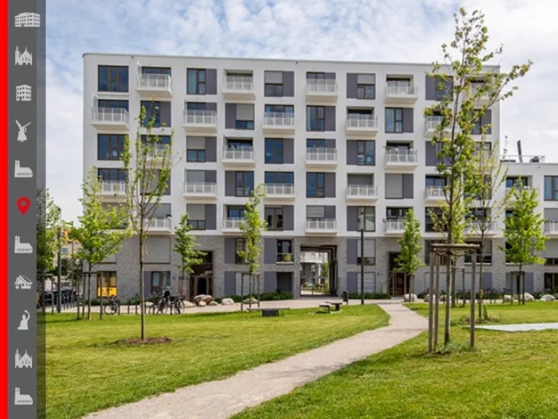 Hausansicht - Wohnung kaufen in München - Exklusive neuwertige 2-Zimmer Wohnung in hervorragender Lage zur Kapitalanlage (Staffelmiete) 
