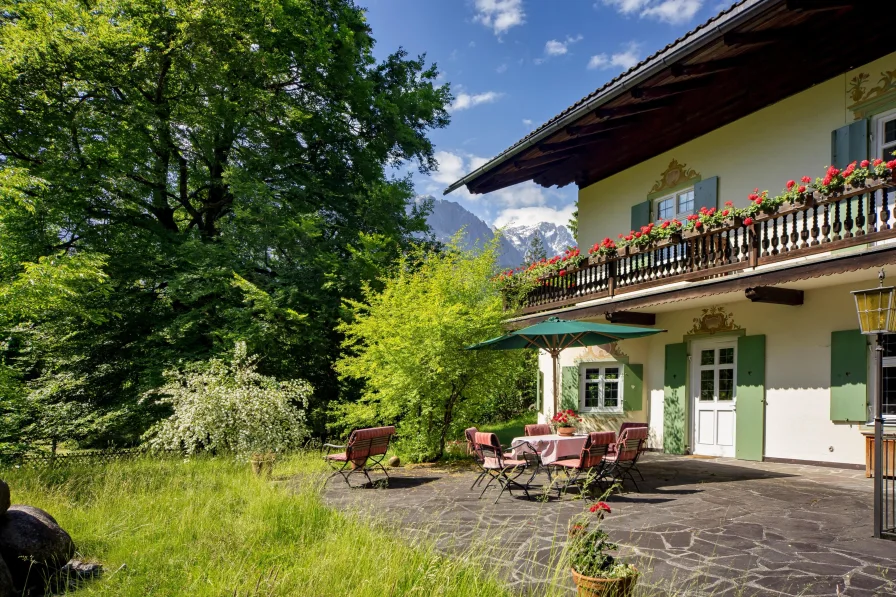 Ansicht Terrasse Haupthaus