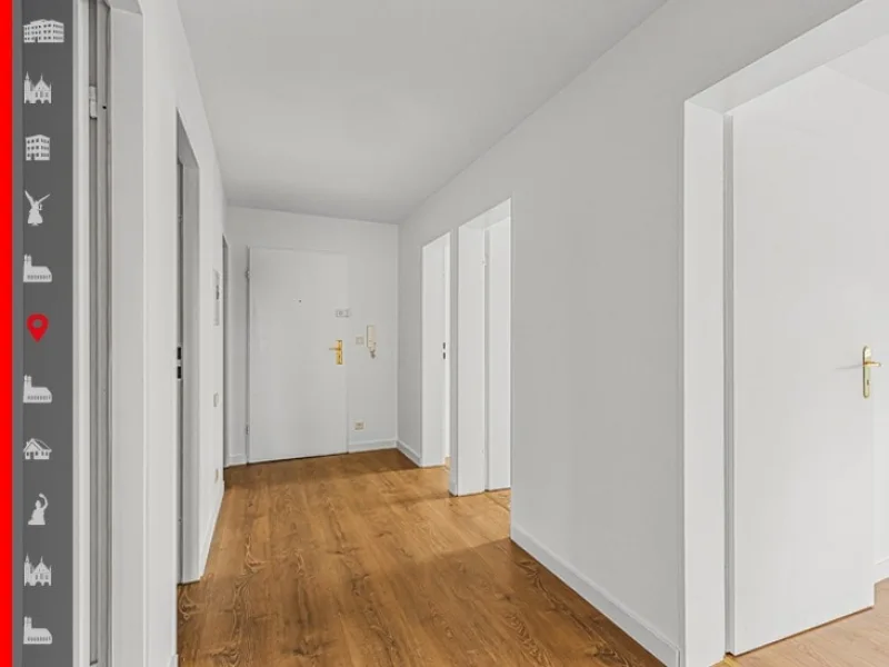 Flur - Wohnung kaufen in Fürstenfeldbruck - Renovierte 2,5-Zimmer Wohnung in Top Lage - sofort bezugsfrei! 
