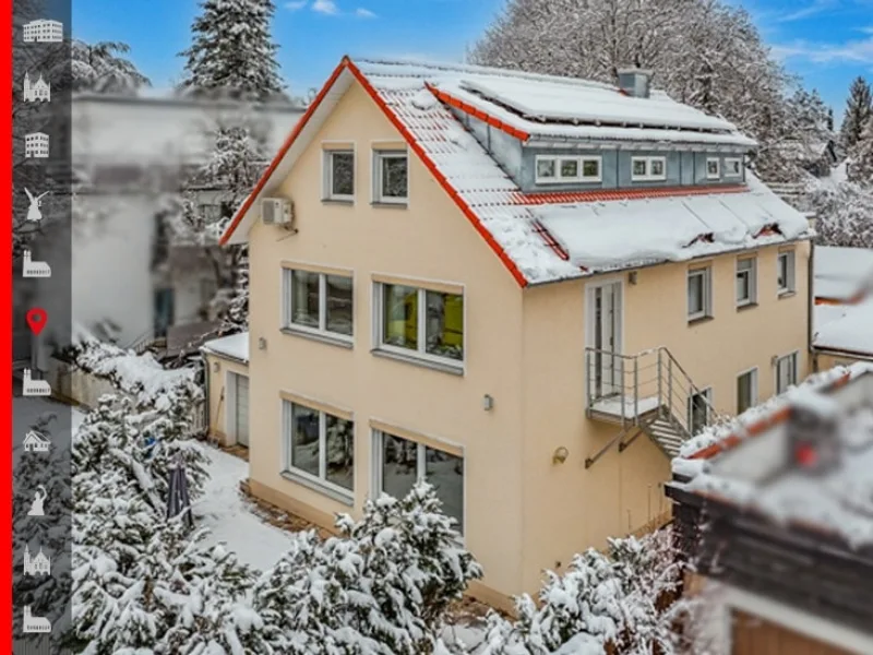Hausansicht - Haus kaufen in München - Saniertes Einfamilienhaus mit Einliegerwohnung - sofort bezugsfrei!