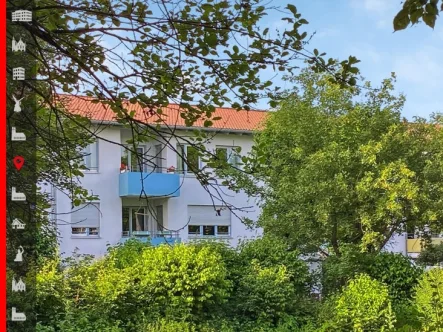 Hausansicht - Wohnung kaufen in Höhenkirchen-Siegertsbrunn - Sofort Einziehen - Familienfreundliche 4-Zimmer-Wohnung in ruhiger, grüner Wohnlage!