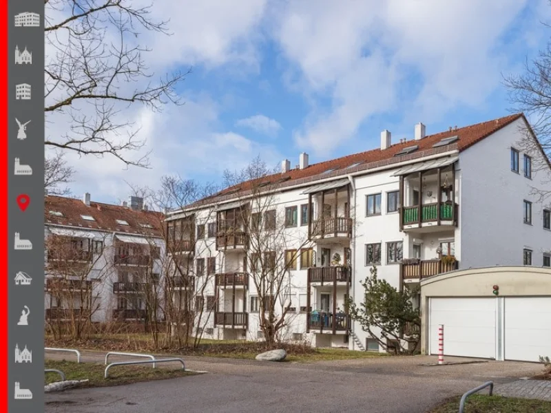 Hausansicht - Wohnung kaufen in München - Traumhafte 4-Zimmer-Maisonettewohnung mit gelungenem Grundriss