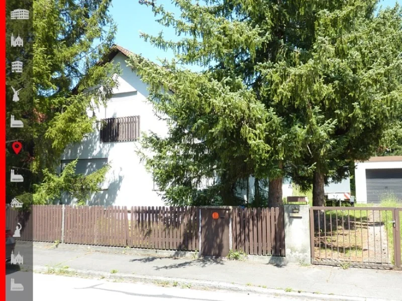 Außenansicht - Grundstück kaufen in München - Attraktives Wohnbaugrundstück mit Altbestand und genehmigtem Bau-Vorbescheid