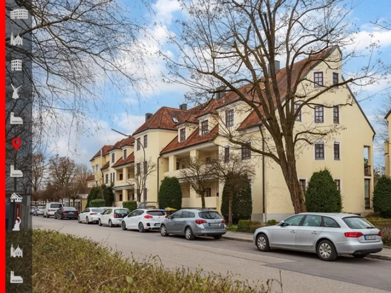 Außenansicht - Wohnung kaufen in Dachau - Durchdachte Maisonettewohnung mit zwei Bädern und Tiefgaragenstellplatz