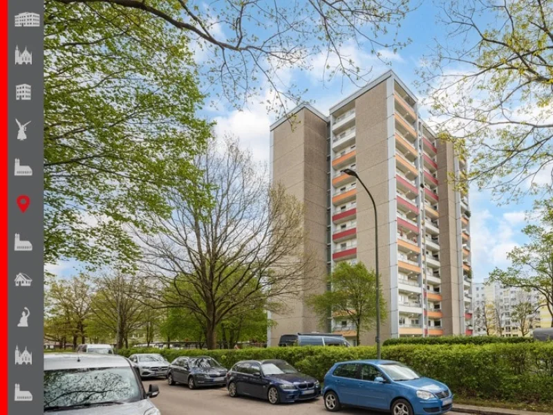 Hausansicht - Wohnung kaufen in Taufkirchen - Vermietete 3-Zimmer-Wohnung mit zwei sonnigen Balkonen und Wintergarten