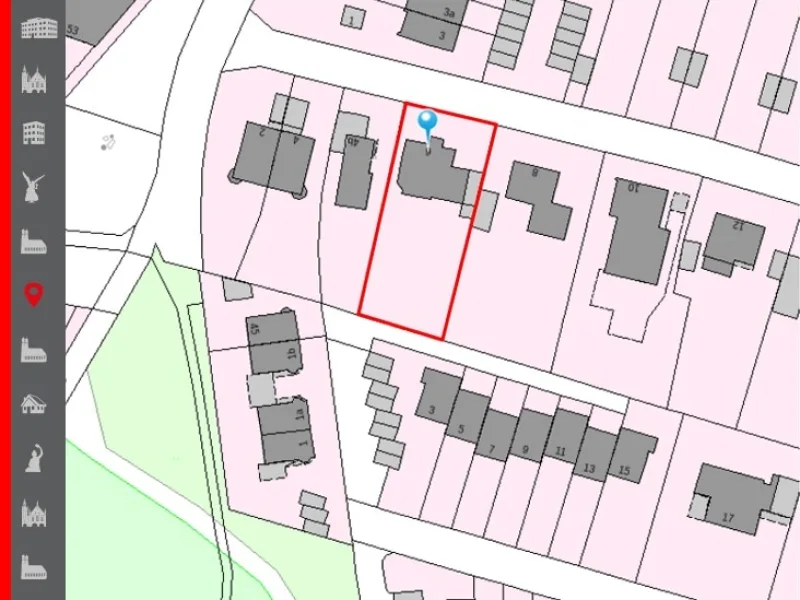 Lageplan - Grundstück kaufen in München - Weitläufiges Baugrundstück in gehobener Wohnlage am Wald