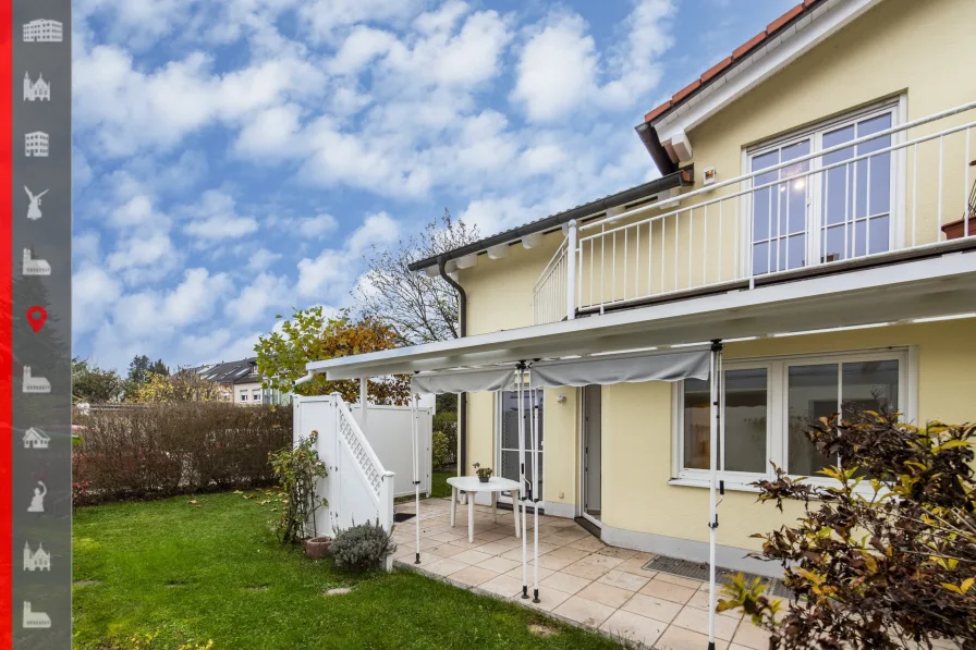 Titelbild - Haus kaufen in München - Charmante Doppelhaushälfte in familienfreundlicher Lage am Lerchenauer See 