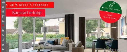 Visualisierung Wohnraum - Wohnung kaufen in München - Wohnung in München