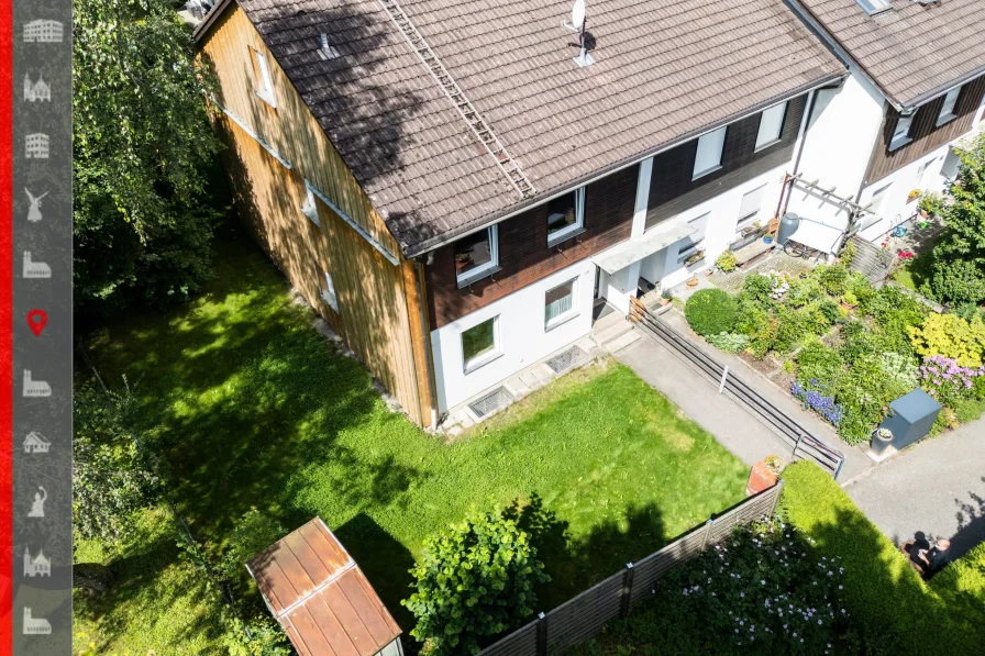 Haus und Garte - Haus kaufen in Otterfing - Renovierungsbedürftiges REH mit viel Platz in Otterfing