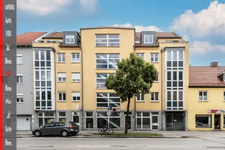 Objektansicht - Wohnung kaufen in München - Moderne 3-Zimmer-Wohnung mit 2 Badezimmern und ruhigem Balkon – fußläufig zur U-Bahn Milbertshofen