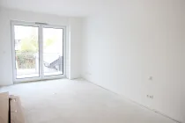 Schlafzimmer mit Balkon