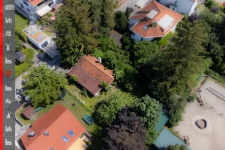 Hauptbild - Grundstück kaufen in München - Sonniges Südwest-Grundstück mit vielfältigen Bebauungsmöglichkeiten in Feldmoching