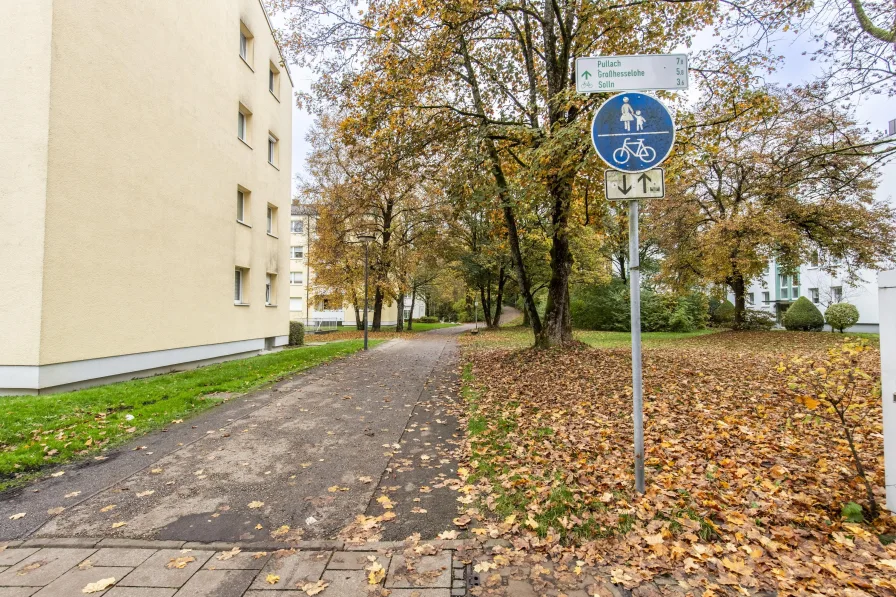 Radweg zur Isar