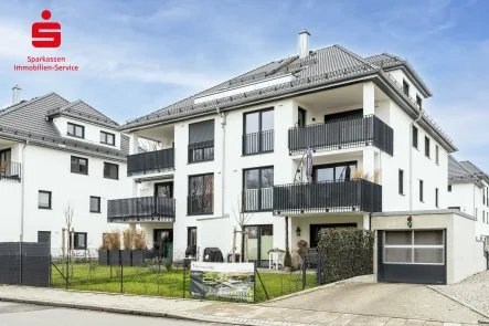 Hausansicht - Wohnung kaufen in Mühldorf - Exklusive 3,5-Zimmer-Neubauwohnung mit erstklassiger Ausstattung in zentraler Lage 