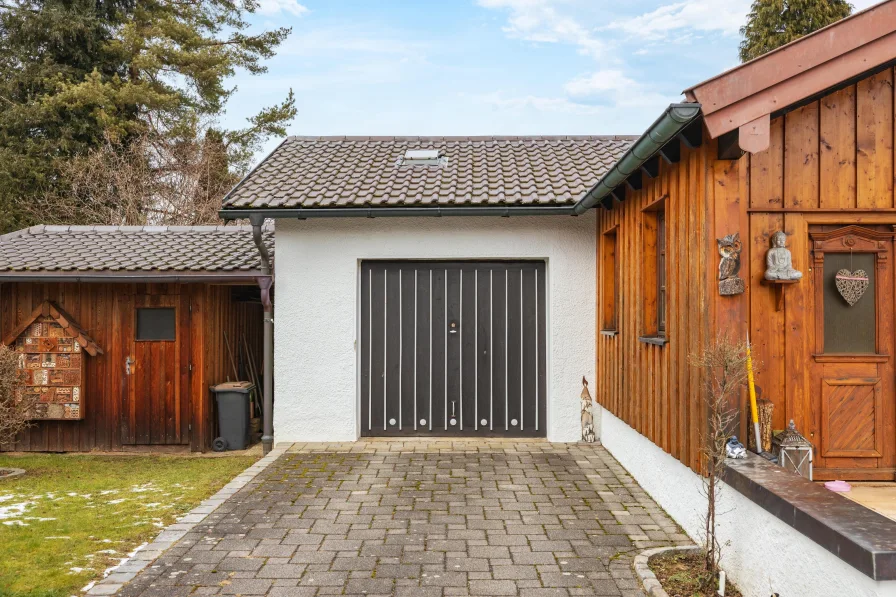 Garage und Schuppen