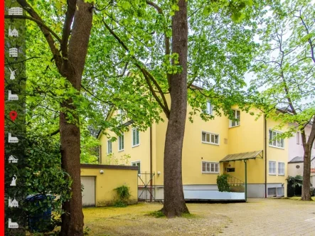 Hausansicht - Haus kaufen in München - Ruhiges Grundstück in Premiumlage Schwabings Solides Renditeobjekt mit genehmigtem Neubau  