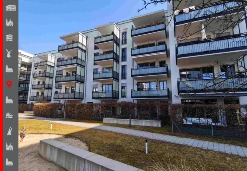 Titelbild - Wohnung mieten in München - Renovierte 2-Zimmerwohnung mit sonnigen Balkon und Einbauküche