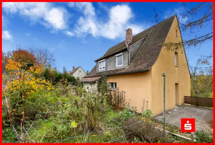 Hausansicht - Haus kaufen in Obernbreit - Wohnen mit Weitblick!