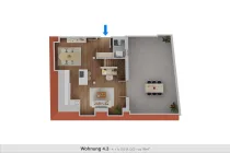 Maisonette-Wohnung 4.3