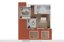 Maisonette-Wohnung 4.3