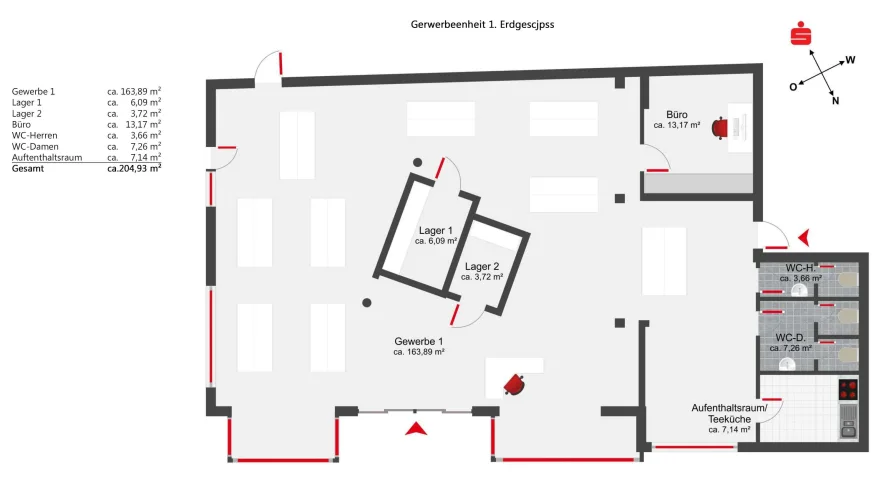 GR Gewerbe 1-mit m²