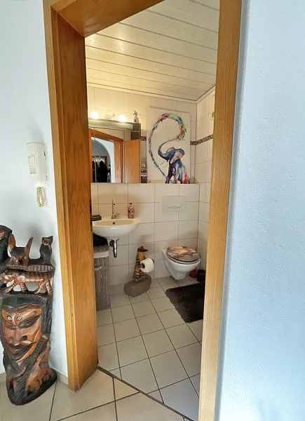 Blick ins Gäste-WC