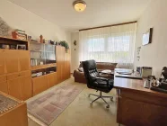 Das Büro im Erdgeschoss