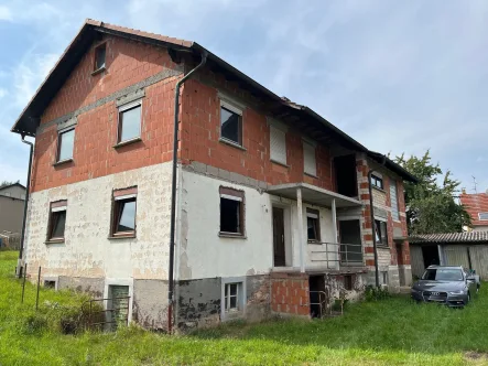 Außenansicht - Haus kaufen in Westerngrund - Zweifamilienhaus (Rohbau) in Westerngrund