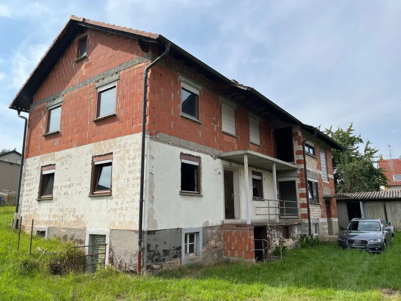 Außenansicht - Haus kaufen in Westerngrund - Zweifamilienhaus (Rohbau) in Westerngrund