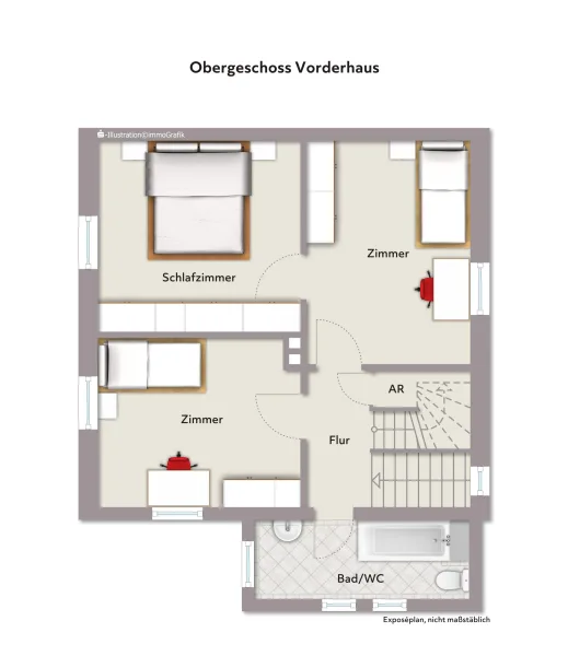 Obergeschoss Vorderhaus