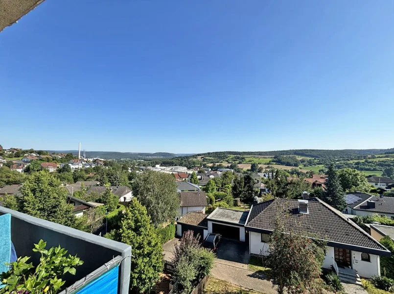 Ausblick - Wohnung kaufen in Obernburg - Top Aussicht über den Dächern Obernburgs 