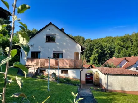 Gartenansicht - Haus kaufen in Glattbach - Sonne im Haus = Sonne im Herzen