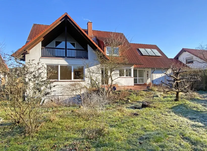 Gartenansicht - Haus kaufen in Erlenbach - Viel Platz in zentraler Lage