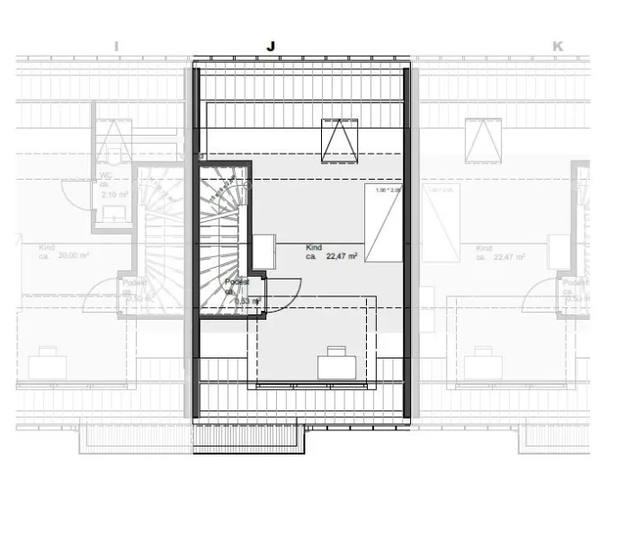 Haus J Grundriss Dachgeschoss